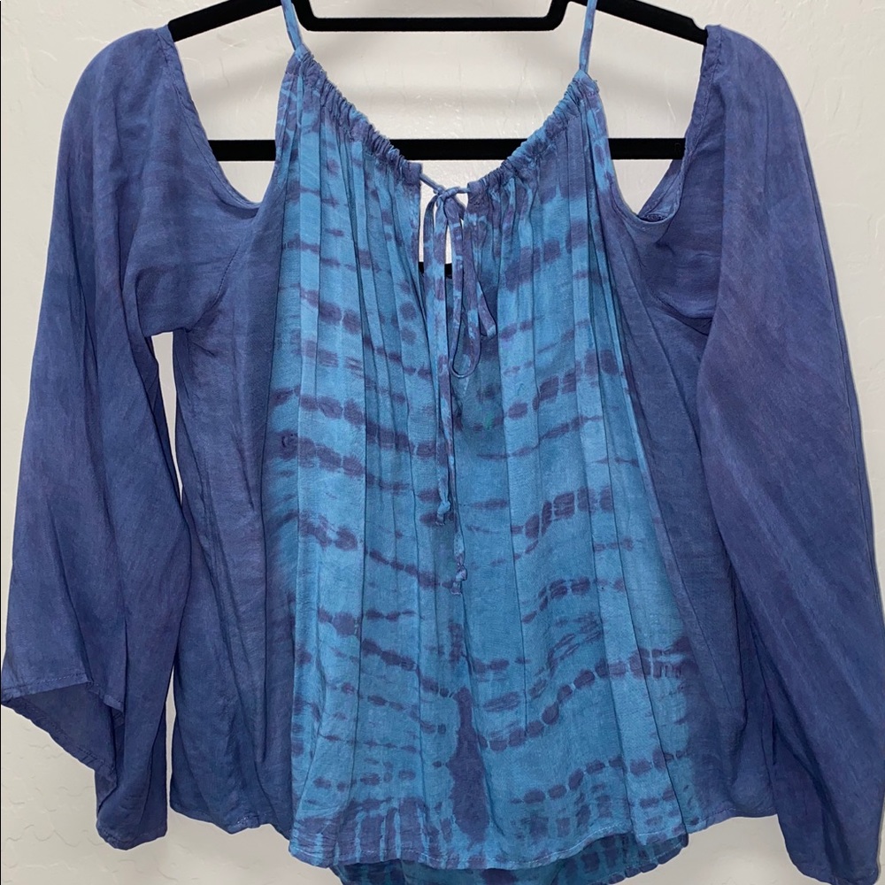 Planet Blue Off the Shoulder Blouse